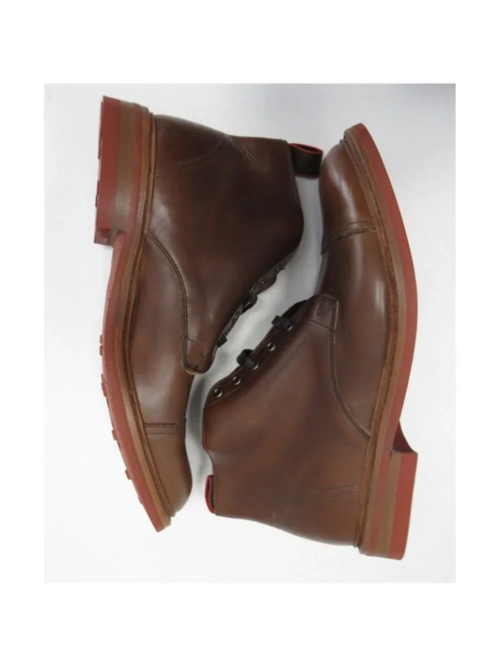 Allen Edmonds Boots 11 D Patton Weatherproof Leather Cap Toe Chukka